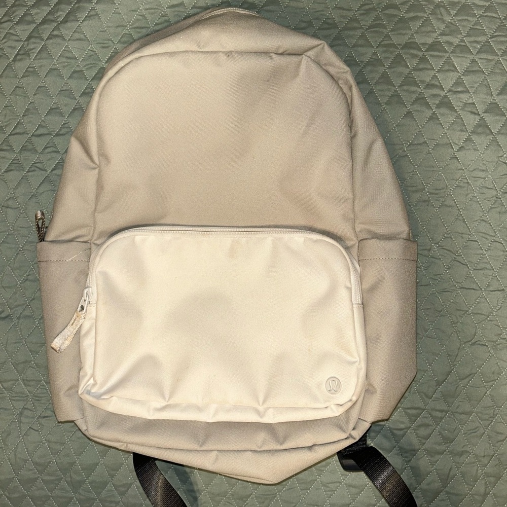Lululemon Cream Backpack